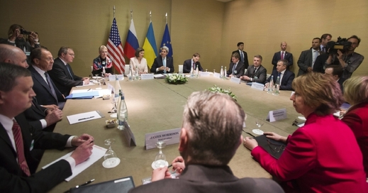 Jednání Ukrajiny, Ruska, EU a USA v Ženevě.