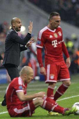 Trenér Bayernu Mnichov Pepe Guardiola.