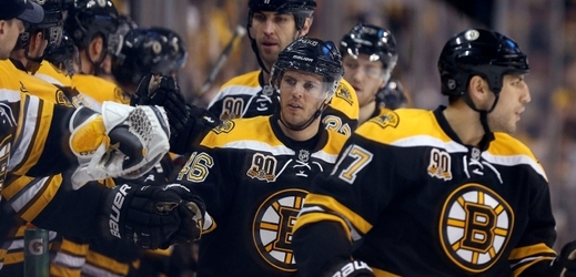 David Krejčí, hvězda hokejistů Bostonu.