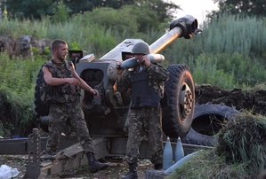Ukrajinští dělostřelci nemají jako profesionálové dobrou pověst. 