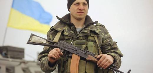 Ukrajinský voják.