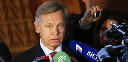 Šéf zahraničního výboru Státní Dumy Alexej Puškov.