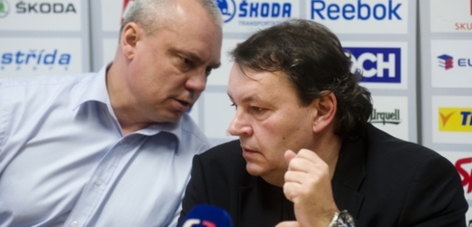 Tomáš Král (vpravo), předseda ČSLH.