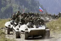 Ruské jednotky jedou do Jižní Osteie vyjednat gruzínské agresory.