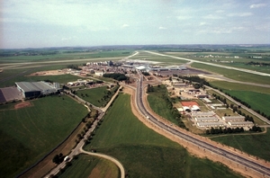 Ruzyňské letiště v roce 1997.