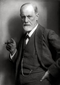 Sigmund Freud na archivním snímku z roku 1931.