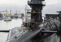 Britská jaderná ponorka Vigilant.