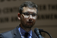 Výkonný ředitel Nadace Forum 2000 Jakub Klepal (2014).