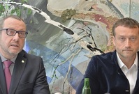 Bývalí manažeři Mostecké uhelné (MUS) Petr Kraus (vlevo) a Marek Čmejla.