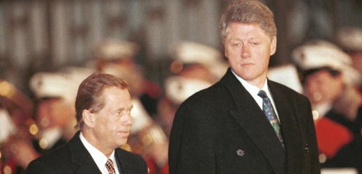 Václav Havel (vlevo) a Bill Clinton.